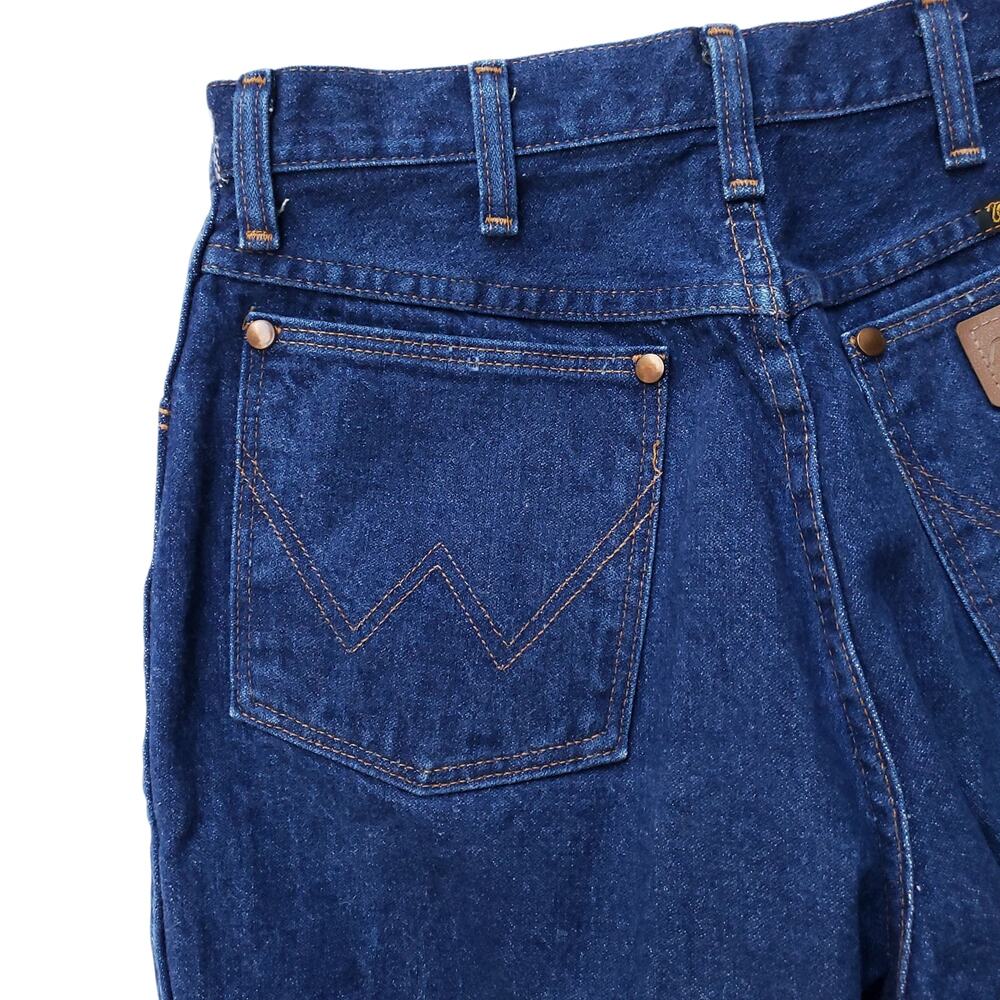 Vintage Wrangler High Waist Blue Jeans Cowboy Cut USA 13MWZMR Women's Sz 12x32 - Picture 7 of 11